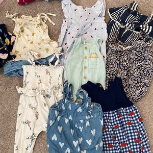 Massive bundle of 3-6 and 6 month girl clothes